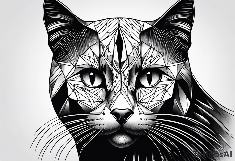 Black Cat tattoo idea