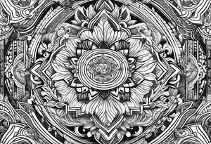 Half sleeve, sanskrit tattoo idea