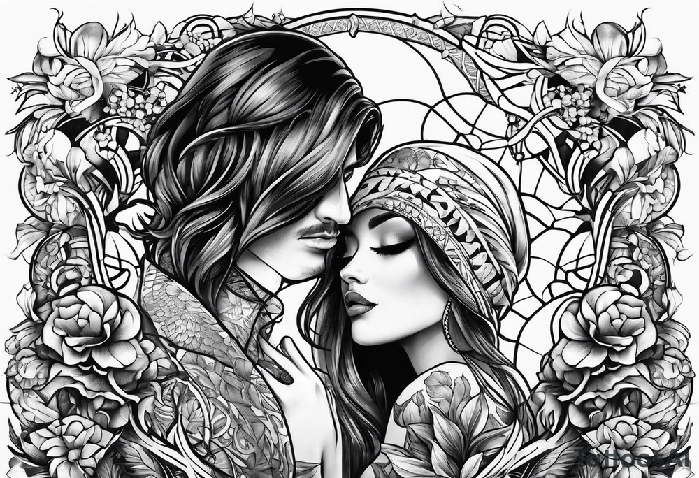 Unconditional love for male tattoo idea