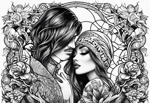 Unconditional love for male tattoo idea