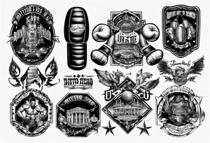 famous boxing venues in the us tattoo idea