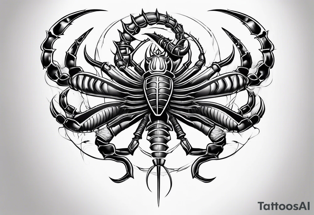 scorpio tattoo idea