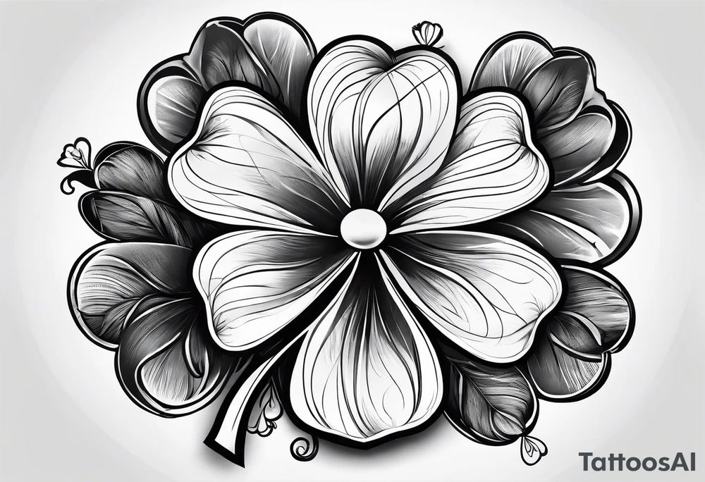 Honor Love Respect with 3 1 7 and a four leaf clover tattoo idea