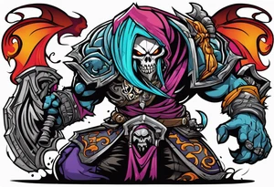 Death grom darksiders 2 game tattoo idea