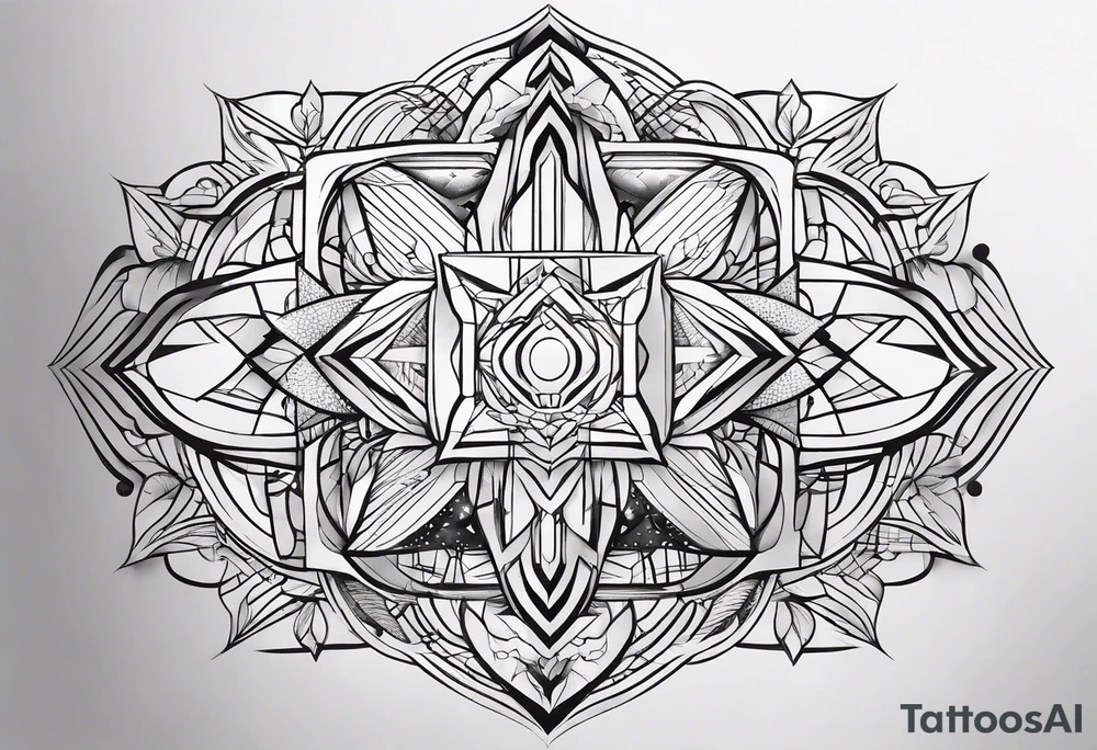 simple symbol designs small geometric tattoo idea