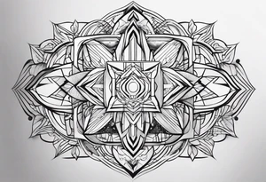 simple symbol designs small geometric tattoo idea