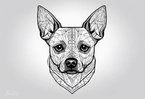 lab pit mix dog head
Lab heeler dog head
Chihuahua dog head tattoo idea