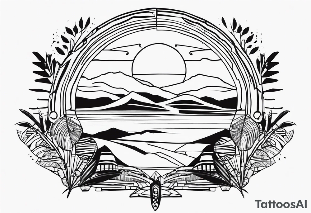 african art tattoo idea