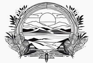 african art tattoo idea