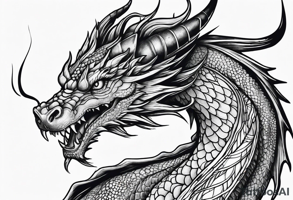 Dragon tattoo idea