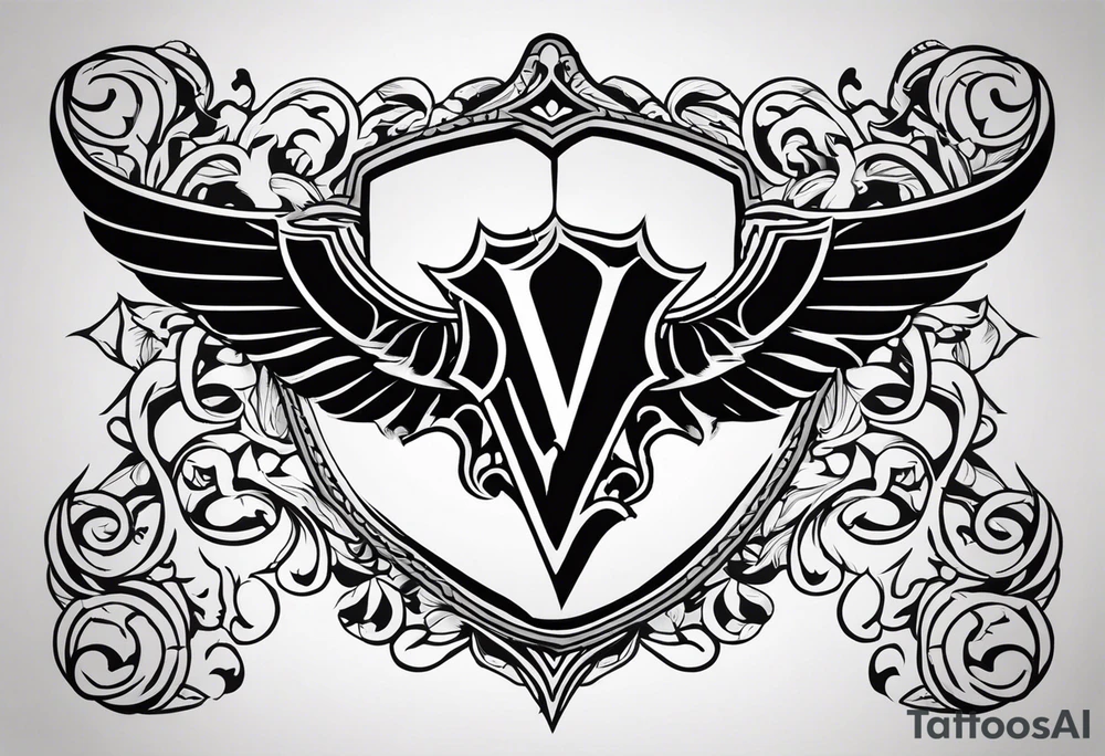 Valhalla sheild tattoo idea