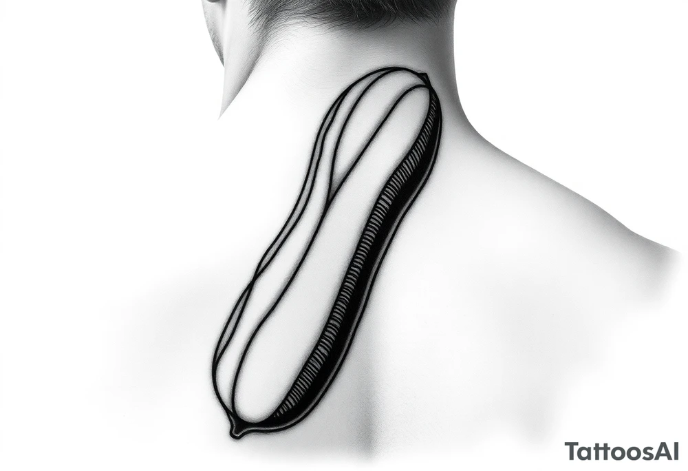 A peanut getting killed tattoo idea