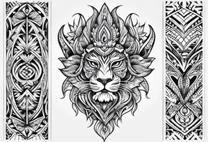 Polynesian spine tattoo tattoo idea