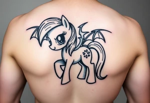 Demonic my little pony tattoo idea