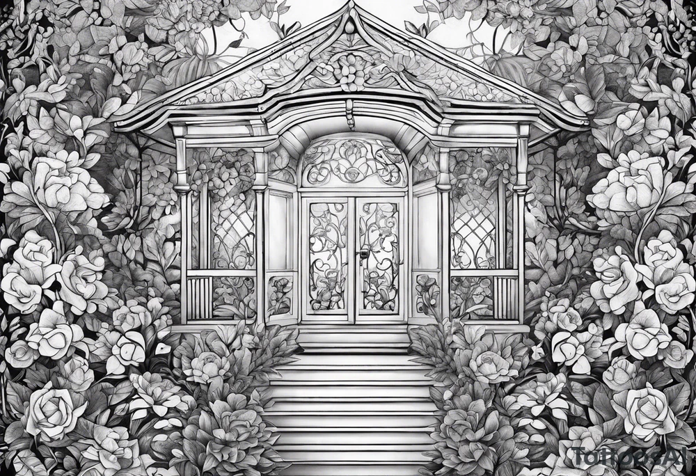 Secret garden tattoo idea