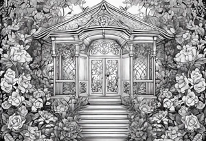 Secret garden tattoo idea