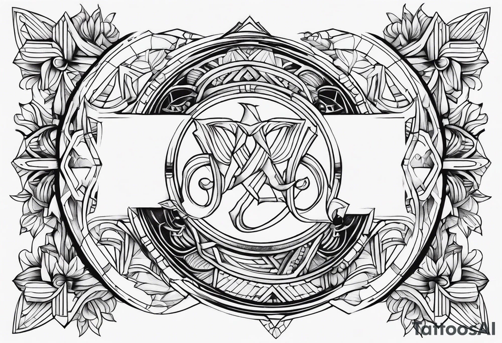 Gemini symbol tattoo idea