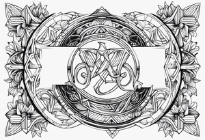 Gemini symbol tattoo idea