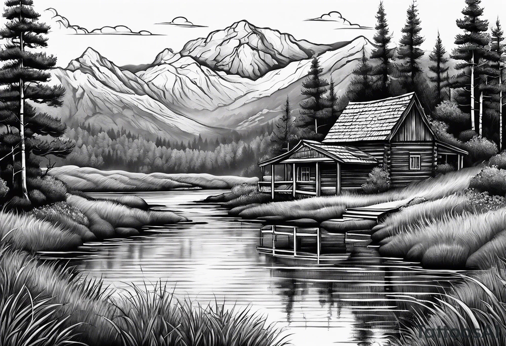 Tennessee landscape tattoo idea