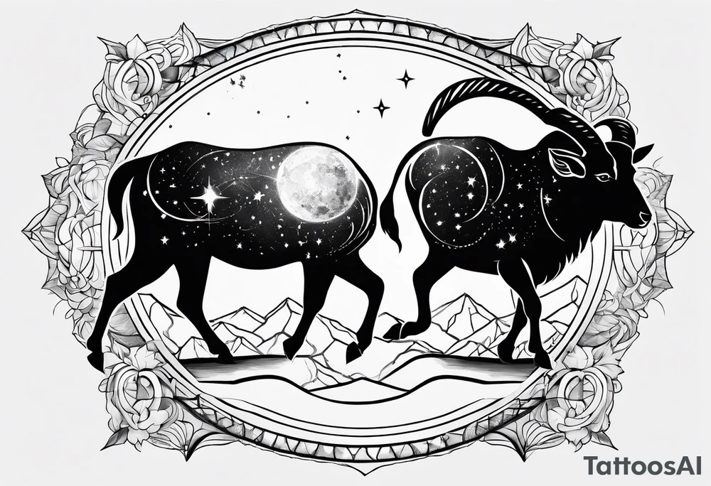 Aries constellation tattoo idea