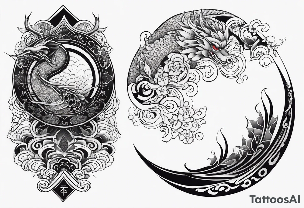 Reincarnation long forearm tattoo tattoo idea
