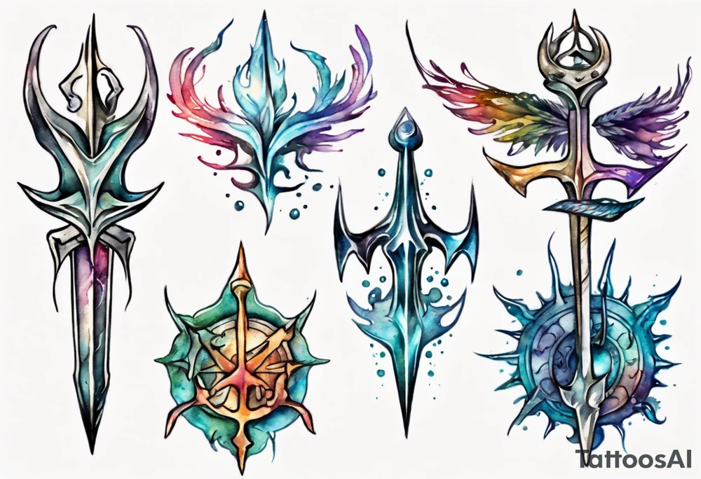 trident tattoo idea