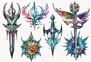 trident tattoo idea