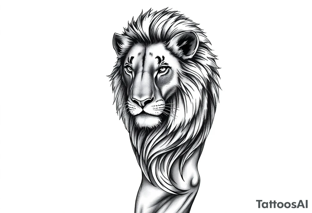 lion tattoo idea