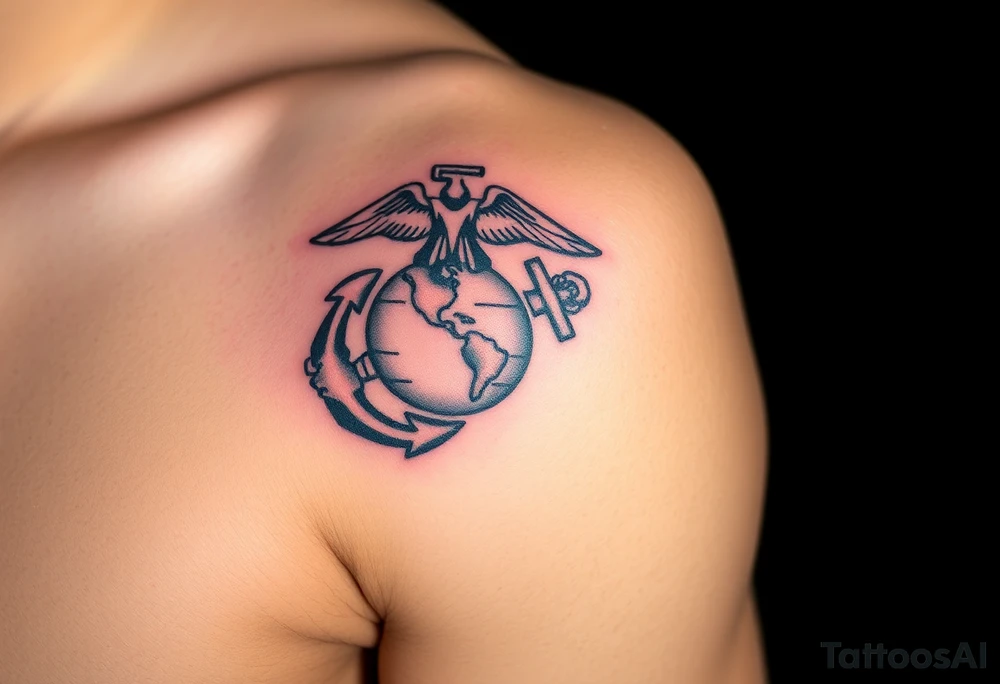Marine corps
Operation Iraqi freedom tattoo idea
