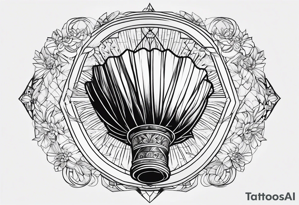 Badminton tattoo idea