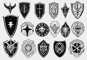 Shield tattoo idea