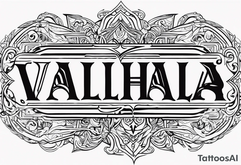 Valhalla tattoo idea