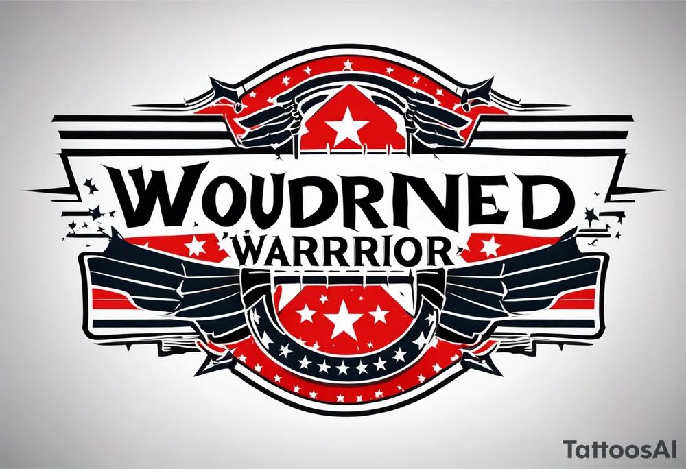 Wounded warrior tattoo idea