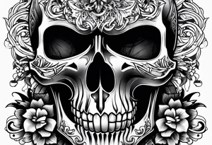 punisher skull tattoo idea