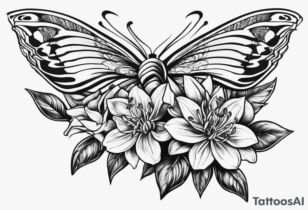 Honeysuckle tattoo idea