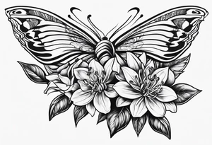 Honeysuckle tattoo idea