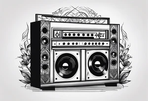 Music mixstation show tattoo idea
