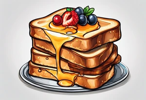 Burnt toast tattoo idea
