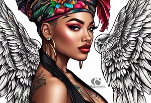 black lesbians tattoo idea