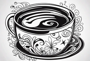 Coffee mug tattoo idea