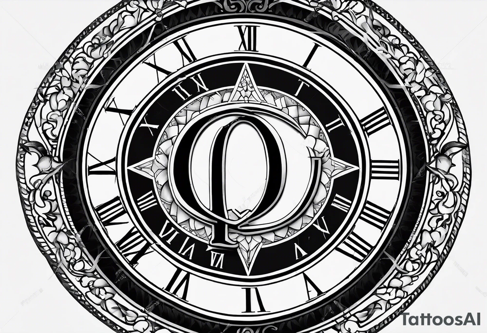 roman numeral 10.7.17 over the words Rest In Heaven tattoo idea