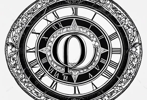 roman numeral 10.7.17 over the words Rest In Heaven tattoo idea