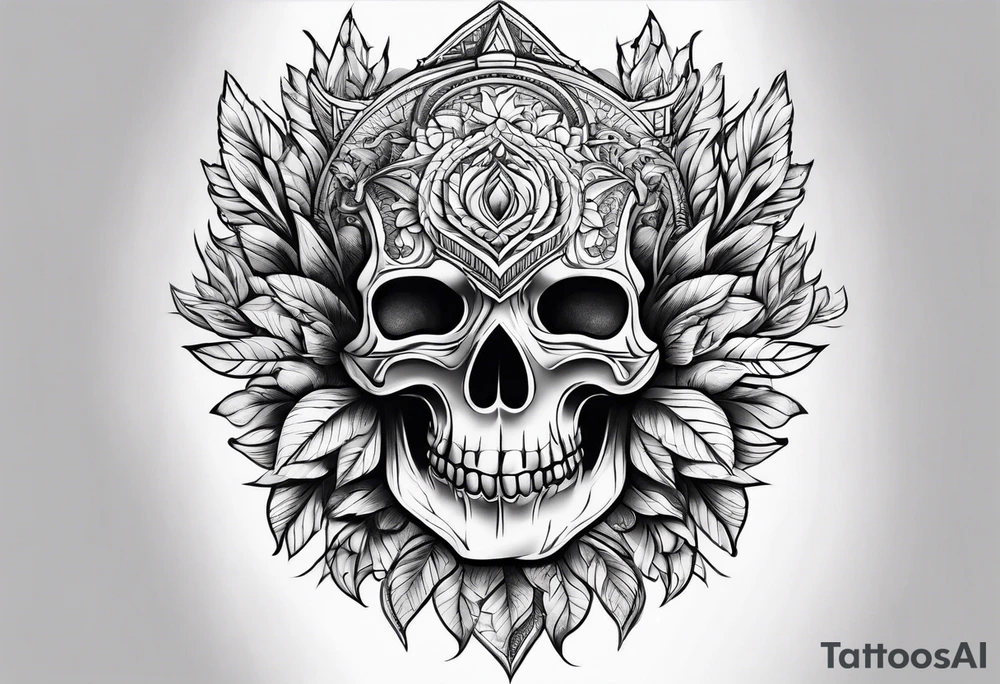 wood tattoo idea