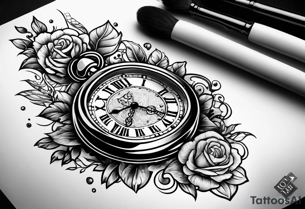 Time is money tattoo idea