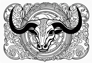 NERO with horns tattoo idea