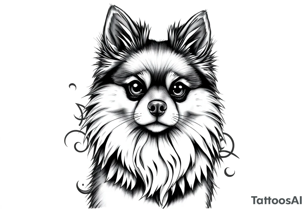 Lulu da pomerania tattoo idea