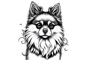 Lulu da pomerania tattoo idea