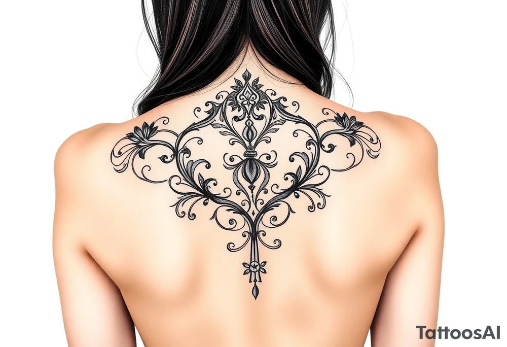sexy slutty 
woman tattoo idea