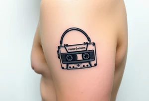 Right outer male calve

Stranger things
Upside down colors
80s Cassette player with 80s style headphones and a Kate bush running up that hill tape tattoo idea