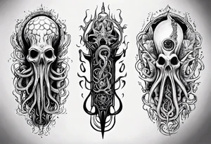 long tattoo for forearm on lovecraft them
add tentacle tattoo idea